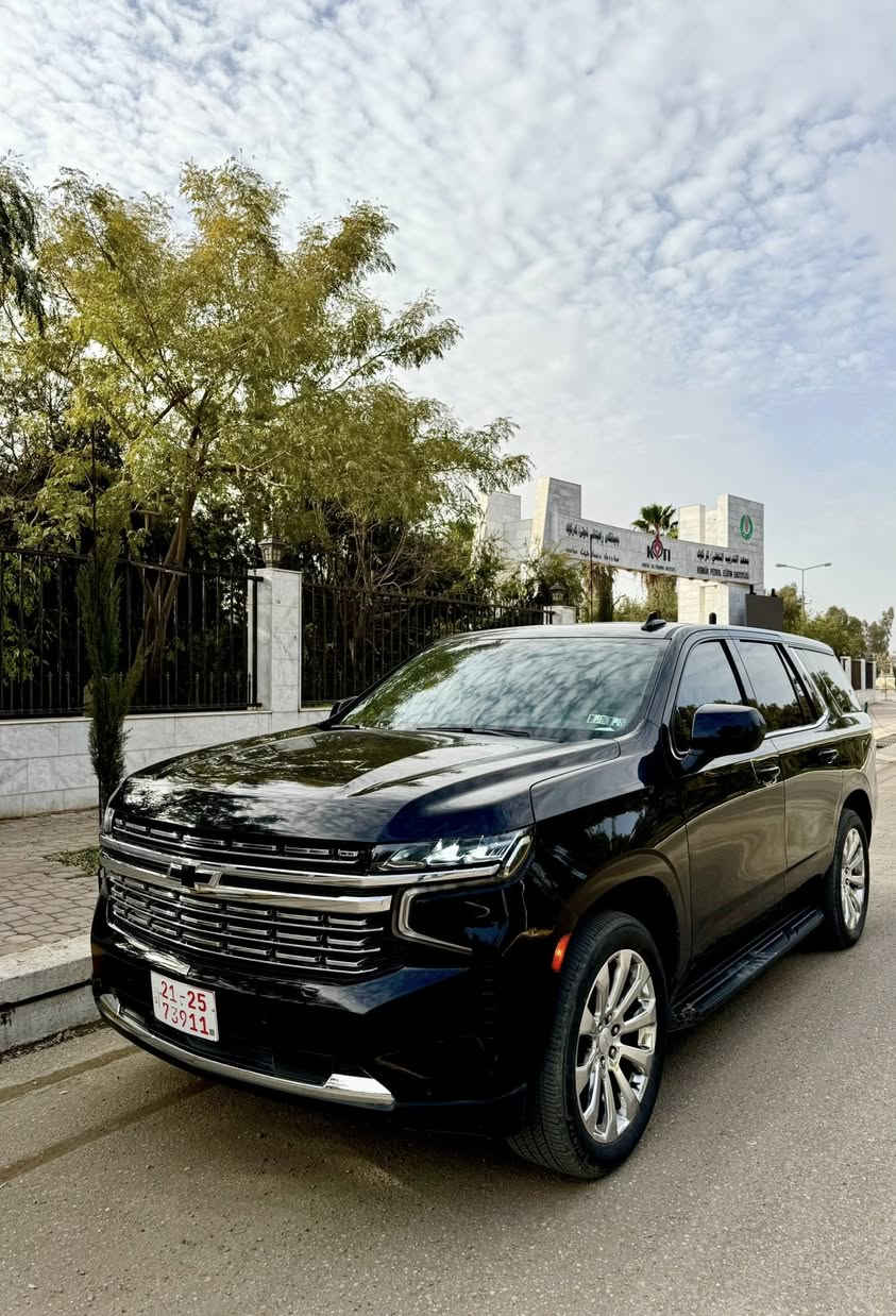 سلام عليكم تاهو 2024 للبيع. دخول جديد
🟢CHEVROLET TAHOE 2024 LS Fedrali
حجم المحرك 8 (5.3) 

عداد المسافة : 6 ألف فقط

الحادث : قطعة واحدة. بدون واخل. 

🔴المواصفات :

بجم بريمير
لايت لد
سويج عدد 3 بصمة
بصمة تشغيل
بصمة ابواب 4 وصندوق
كاميرا خلفية
السيارة 4*4
تبريد ثلث قطع
7 راكب كشن منفصل Vip 
تحكم وضعيات القيادة...Drive Modes 
كشنات جلد vip +تحكم كهربائي 
تحكمات استيرن 
هاند بريك بصمة
مانع انزلاق+ABS
شاشة كاربلي +اندرويد اوتو
حساسات خلفية
حساسات امامية
منافذ Type C+USB
وبقية المواصفات المعروفة

كاتي وتترقم شمالي شرط الترقيم (سليمانية، اربيل، دهوك)

🔴(العنوان/كركوك)
              - - - - - - - - - - - - - - - - - 

🔴للاتصال/
***********
