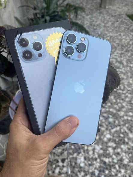 ايفون 13 برو ماكس دبل خط CH/A مامفتوح ولا مصلح نضيف جدا ذاكرة256 بطارية85 كارتون مطابق مكاني بغداد المدائن ***********السعر مناسب725

