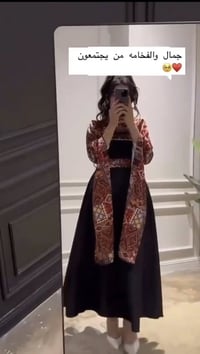 فستان رمضاني • دابل ايطالي أصلي • مقاسات 38-48