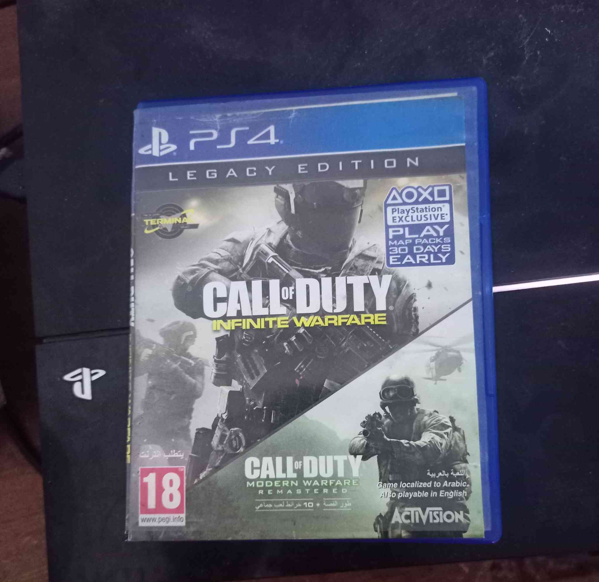 السلام عليكم
🎮 للبيع قراص PlayStation 4 (PS4) 🎮
✨ القراص أصلية 100%
✨ نظيفة وتشتغل بدون أي مشاكل
✨ بدون خدوش / بحالة ممتازة
📀 الألعاب هية: بيس 21 وكول اوف ديوتي انفنتي وارفير
💰 السعر:105 بي مجال
📍 المكان: (كربلاء)
📦 استلام يد بيد
📩 للتواصل خاص


**إذا كنت صاحب هذا الإعلان وتريد حذفه لأي سبب، رجاءا أرسل رسالة إلى الدعم الفني**