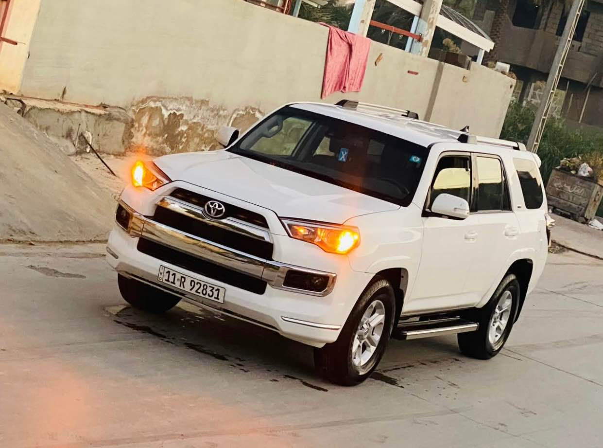 تيوتا فور ينير 2 ويل موديل 2022
رقم بغداد بأسمي شرط التحويل 
المواصفات
محرك كير جدد 
حجم المحرك 4000 سته سلندر
Sr5 مواصفاتها 
تخم تاير 
تدفئه تبريد فول
لايت زنون
سنويه ل 2028 رقم الانكليزي الجديد
الظرر تبديل بنيد ودعامي
للاستفسار الاتصال على الرقم ***********
السعر 235 بعقوبة, ديالى
