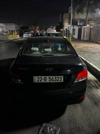 سياره اكسنت 2017 لون اسود مكينه 1600 رقم اربيل باسمي تحويل ثاني يوم ضر...