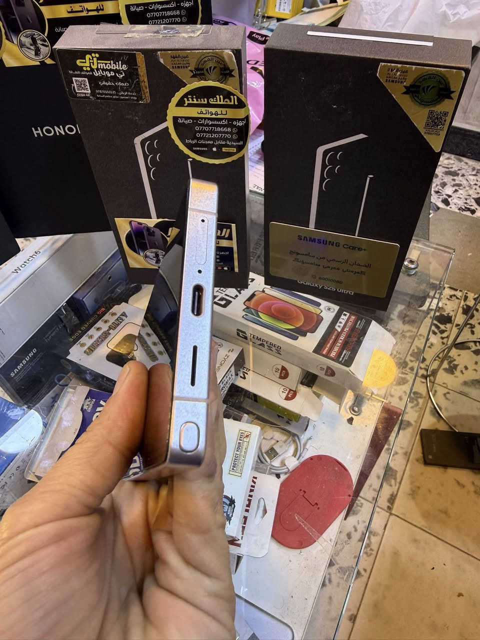 S25 الترا
ذاكرة 1 تيرا

استخدام قليل جدا

ضمان عين الفهد

الضمان لغاية 2027

ملحقات كامله مع كفر ولاصق شاشه وحماية كاميرات

السعر 1500.000/اسعار ثابتة

الملك سنتر/السيدية

***********
