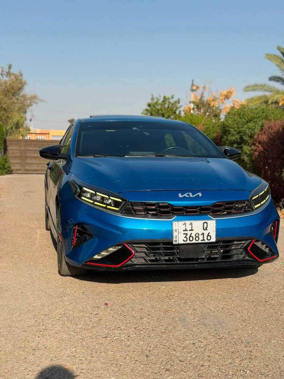 سلام عليكم فورتي GT line 2023 وارد امريكي ماشية 70 الف ميل السيارة بيها بس بنيد باسمي تحويل مكاني ديالى السيارة جديدة وتكدر تجي وتشوفها بعينك مواصفات الجيتي لاين معروفة محاجة نكتبها كومة مواصفات بيها السعر 142 وبيها مجال الرقم ‭***********‬
