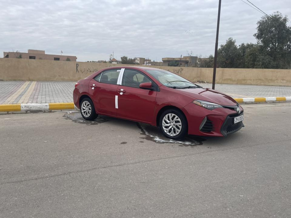 كورلا 2018 امريكي 
محرك 1800 
رقم واسط الجديد
 
حادثهه جاملغ امامي بدون دواخل بيهه رشات صبغ بسيطه بالعراق 

سياره احلى من الصور  حداديه تخم تاير 

مكان السياره الكوت مركز المدينه 

السعر 116 وبيهه مجال بسيط 
   —————

***********
