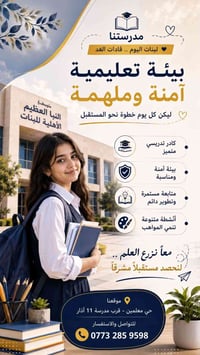 تعليم متميز • كادر كفوء • حي معلمين
