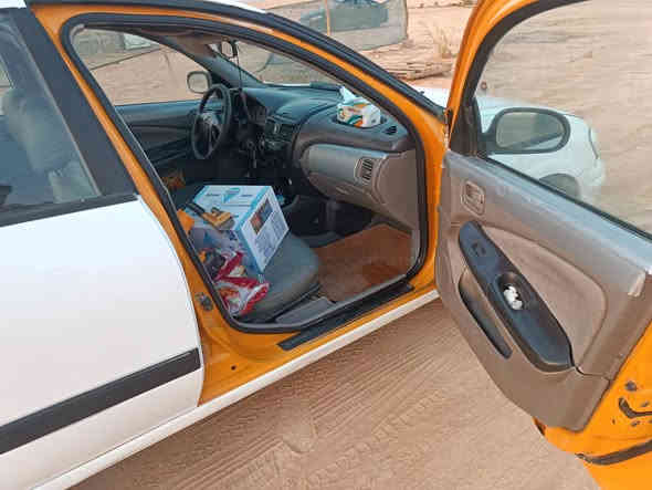 سني ٢٠٠٢ اصل اصفر تحولت ابيض قرار مرور صبغ عام سياره جاهزه محرك كير صدر كبه شرط رقم بغداد شرط تحويل دواخل مكفوله سياره حلو كير عادي محرك قبق اسود ١٨٠٠ مكان السياره لانبار حديثه  
السعر ٦٦ وبي مجال حك الجيه 
***********
