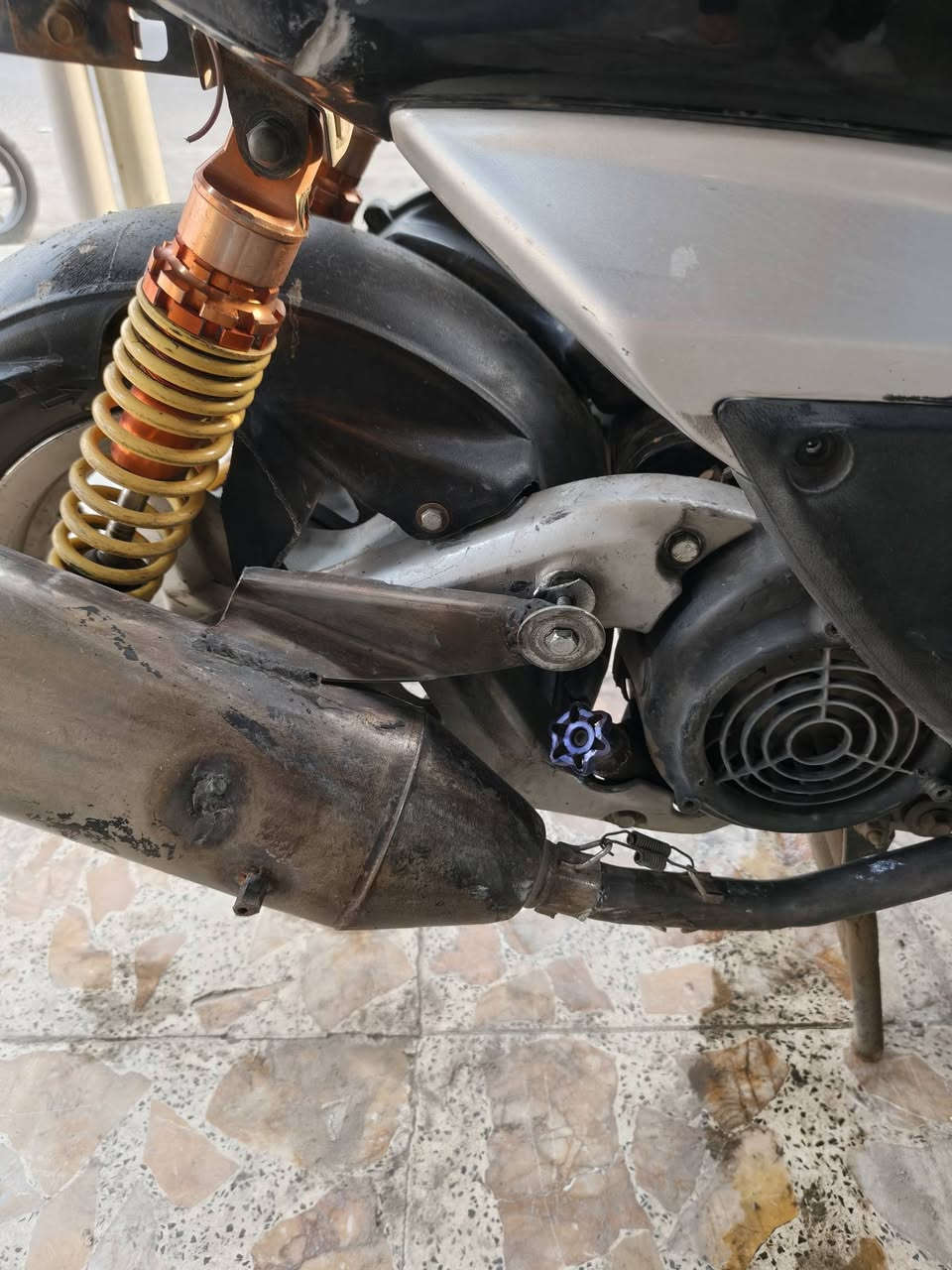 سلام عليكم سكنس فحل نوزل رياضي 58 دراجه خير من الله نكره سلف دراجه بيهه تزويد صدر امامي ودبلات خلفيه قطره كلجات كلج خلفي رياضي ملقط قمجي وياله رياضية قبق كهربائيات كلهه شغاله كلجات موجود الاستفسار او الاتصال ‏‪***********‬‏
عنوان بغداد حي اور او الشعب
