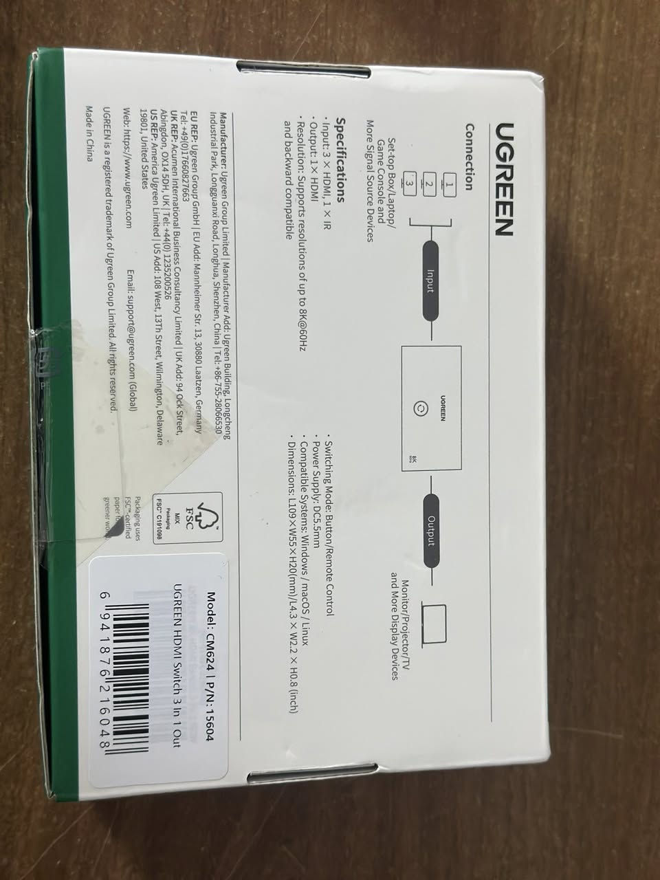 سلام عليكم
للبيع سويتش HDMI ماركة UGREEN
3 مدخل 1 مخرج
يدعم 8K 60Hz + HDR
تبديل بزر أو ريموت
مناسب للبلايستيشن والريسيفر واللابتوب
كبس شركه 

للاستفسار خاص


**إذا كنت صاحب هذا الإعلان وتريد حذفه لأي سبب، رجاءا أرسل رسالة إلى الدعم الفني**