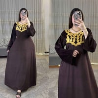 دشداشة كلوش • مخمل جلد الأرنب • مقاسات M-2XL