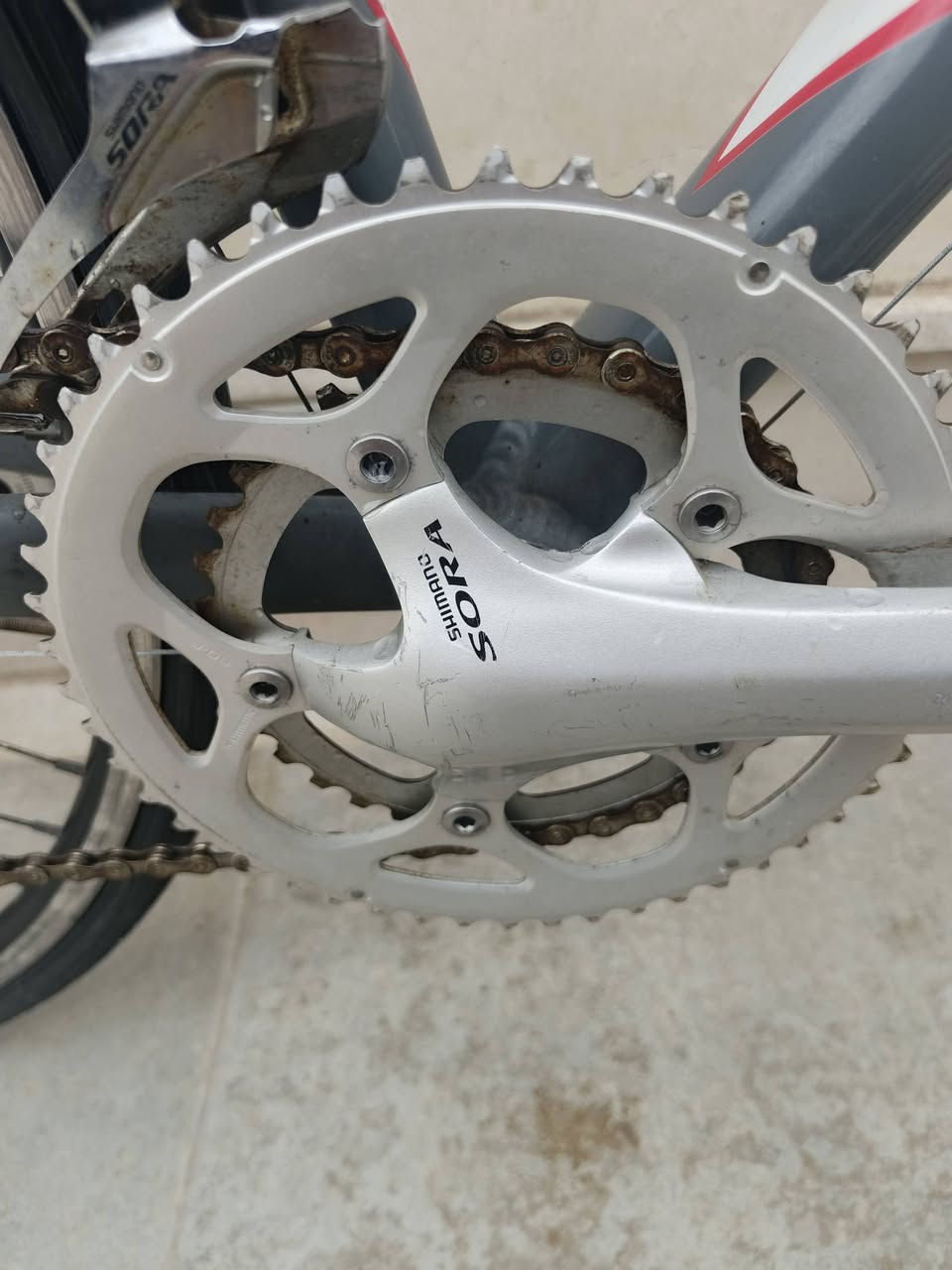 ‏موصل // المجموعة
‏دراجة سباق #لويس #الكندي 
‏ 
‏
‏حجم 28 قياس فريم  51 
‏معدن ألمنيوم بالكامل 
‏لعابات وسستم  Sora  Shimanow 
‏مجمع براكيت 
‏السرعات  9 * 2
‏الحالة نظافة  90 ٪
‏
‏السعر  275 ألف 
‏للتواصل ع الخاص أو واتس /   *********** 
‏
‏*يوجد #توصيل المحافظات
‏
