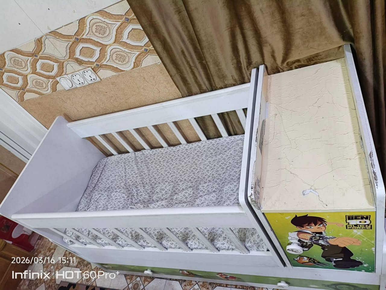 سرير طفل مستعمل نضيف خانه واحده و2جرارات مع دوشك للبيع بسعر 100 وبي مجال


**إذا كنت صاحب هذا الإعلان وتريد حذفه لأي سبب، رجاءا أرسل رسالة إلى الدعم الفني**