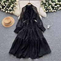فستان فخم • مقاسات S-XXL • طول ١٣٢سم