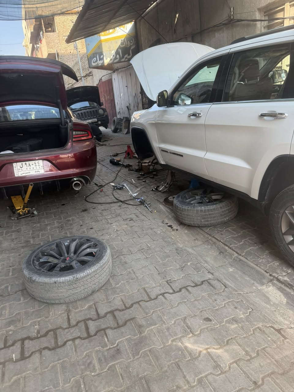 جانب من عمالنا اليوميه ومن الله التوفيق مستمرين ادوات وصيانه وخدمه توصيل ***********
