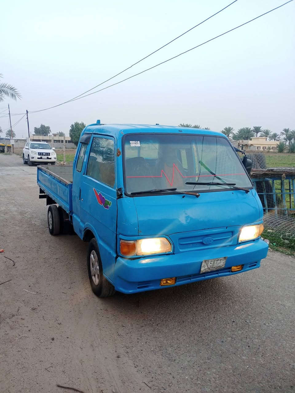 يا الله سلام عليكم للبيع كيا بنكو موديل 96 السياره ابلاديه صبغ الدوسات والباب الخلفي كير محرك أكسل شاصي شرط الفحص كهربائيات شغاله تحويل مباشر اوراقهه كلهه موجوده السعر 40 وبيهه مجال  الرقم صلاح الدين الاتصال ***********
