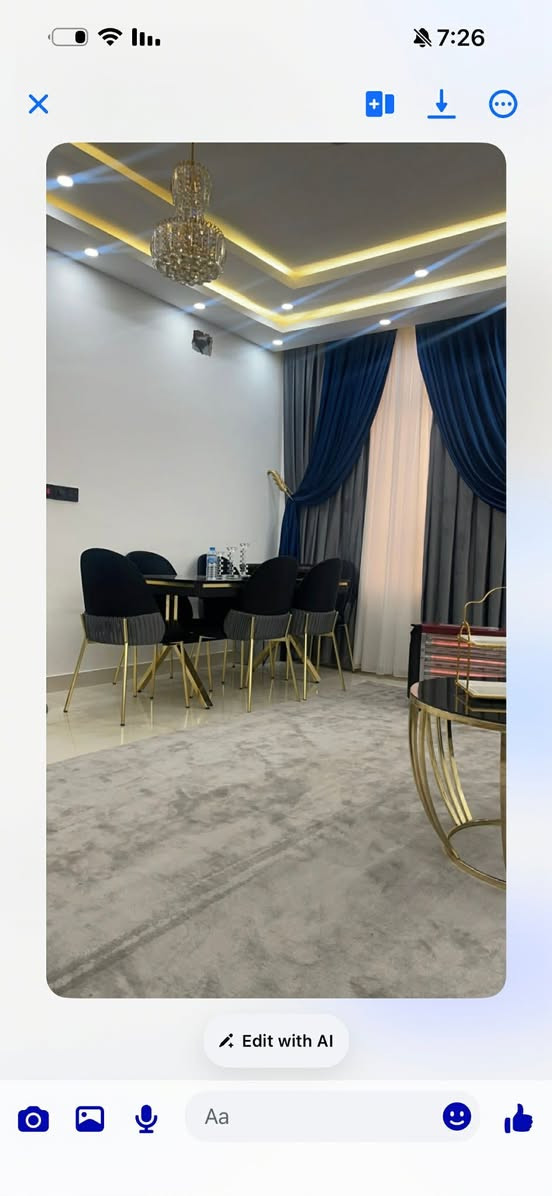 اثاث صالة جلوس للبيع نظافة فوول استخدام قليل مكاني الاعظمية

تخم تركي نظيف جدا ماخذته من هوم سنتر 8 مقاعد اريده بـ500الف

طبلات مودرن وحده وسطية و٣صغار فخمه جدا اريدهم بـ75الف

ميز طعام ملكي مودرن  مع 6كراسي اريده بـ500

 ميز بلازما مودرن وفخم ولون مُميز اريده بـ100الف


**إذا كنت صاحب هذا الإعلان وتريد حذفه لأي سبب، رجاءا أرسل رسالة إلى الدعم الفني**