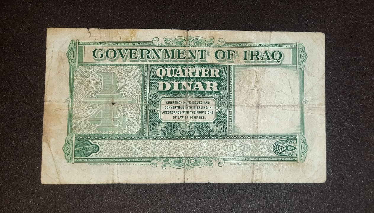 مزاد على ربع دينار بويكنك  بحالة جيدة بدون اي ترميم او تنظيف ورقة خام
يبدا المزاد ب ٢٠٠ دولار وينتهي يوم الاثنين الساعة ١٢  مساء 
تسحب المادة في حالة عدم الوصول للسعر المطلوب 
اقل زيادة ١٠  دولار 
#الجميع


**إذا كنت صاحب هذا الإعلان وتريد حذفه لأي سبب، رجاءا أرسل رسالة إلى الدعم الفني**