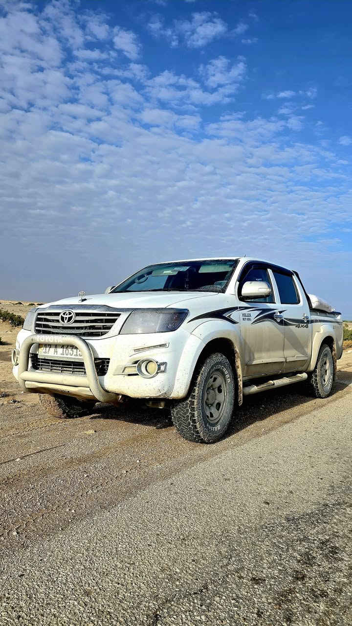 السلام عليكم
تويوتا هايلوكس 2015 فور ويل رقم مثنى جديد سنويه جديده بسمي كفاله عامه من شخط كير عادي المكان السماوه ***********
السعر 220 $
