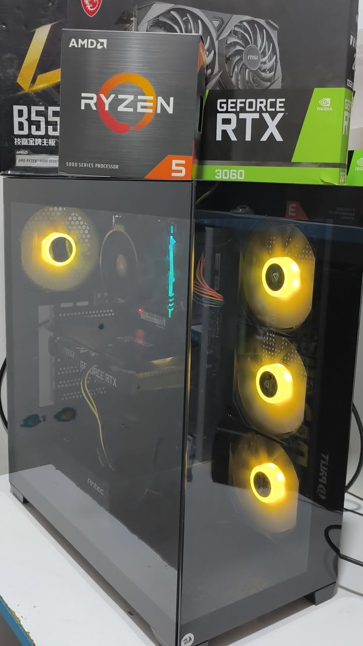 تجميعه غير مستخدم براندات قويه وبسعر بلاش 
معالج: R5 5500 
رامات : 16 3200 فيوري
المذربورد : b550m كيكا بايت 
كارت شاشة: RTX 3060 12G MSi
التخزين : M.2 256
البورسبلاي : زيكماتاك 600W
كيس فول تور اربع فانات تكدر تتحكم بالRGB
سعر : 870 الف 
رقمي *********** 
اذا ما عاجبك سعر تكدر تعبر منشور كل رزق وتوفيق للجميع 🤍🌹 
ادمن 🌹
