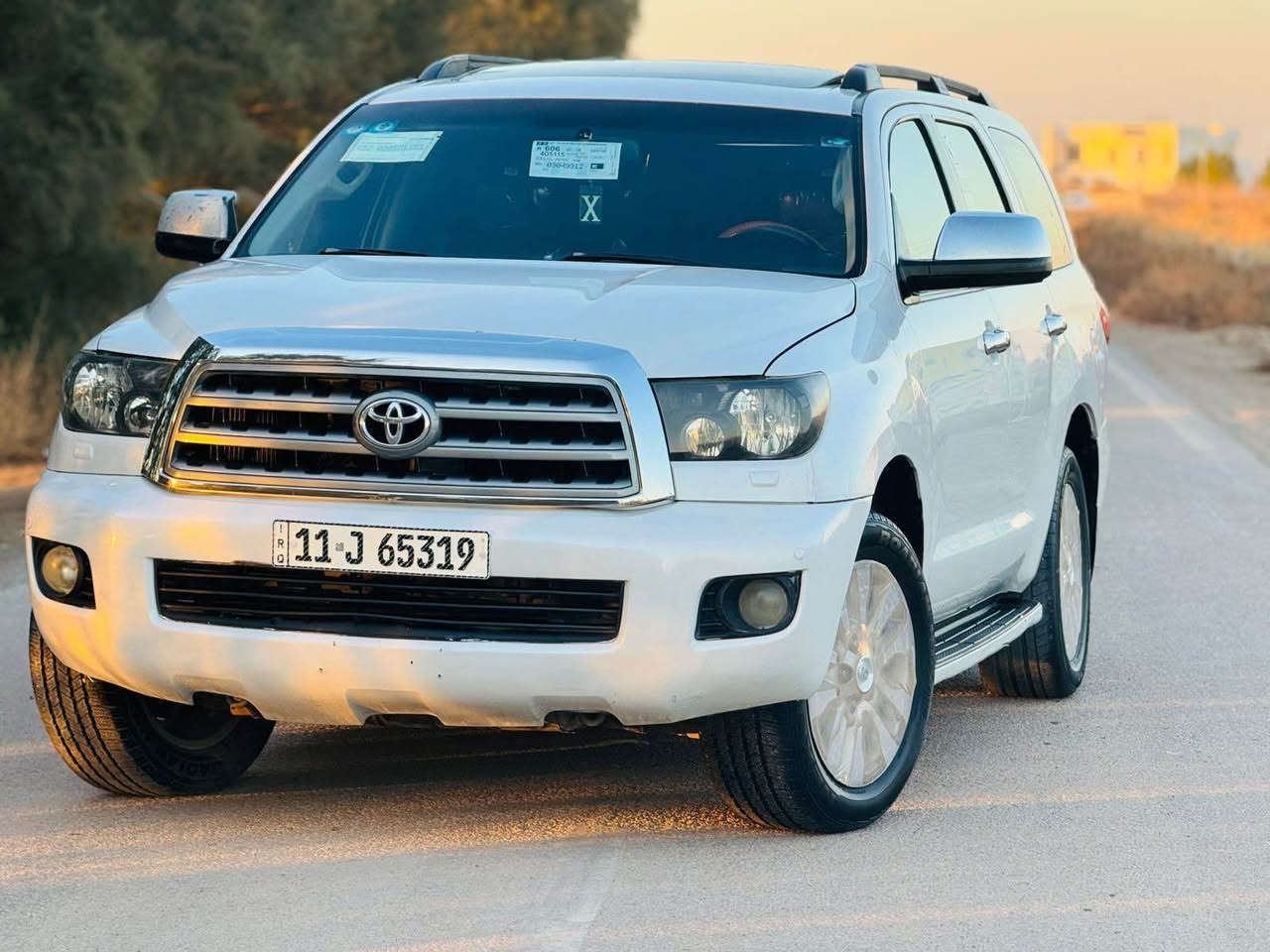 لسلام عليكم
           تيوتا سيكويا  بلاتينيوم 
بسمي مشروع وطني 
موصفاتههً معروفه
داخل مشمشي
.الموديل:2009
.المواصفات(platnum) 1/1
ماشيه 200 الف
.سلايد روف
كشناتً جلد
.زراكات 
.كامره
.تحكم ستيرن جهتين
.ستيرن كهرباء
.مري شفط
.كشنات جلد +تدفئه تبريد
.بردات جانبيه بلاديه
.شاشه ايباد
.V8(5700)
.بعد بيها هوايه مواصفات 
سياره مكفول كفاله عامه 
شبر صبغ يم جاملق خلفي
.السعر 172
مكان السياره بغداد
***********
*********** بغداد, العراق
