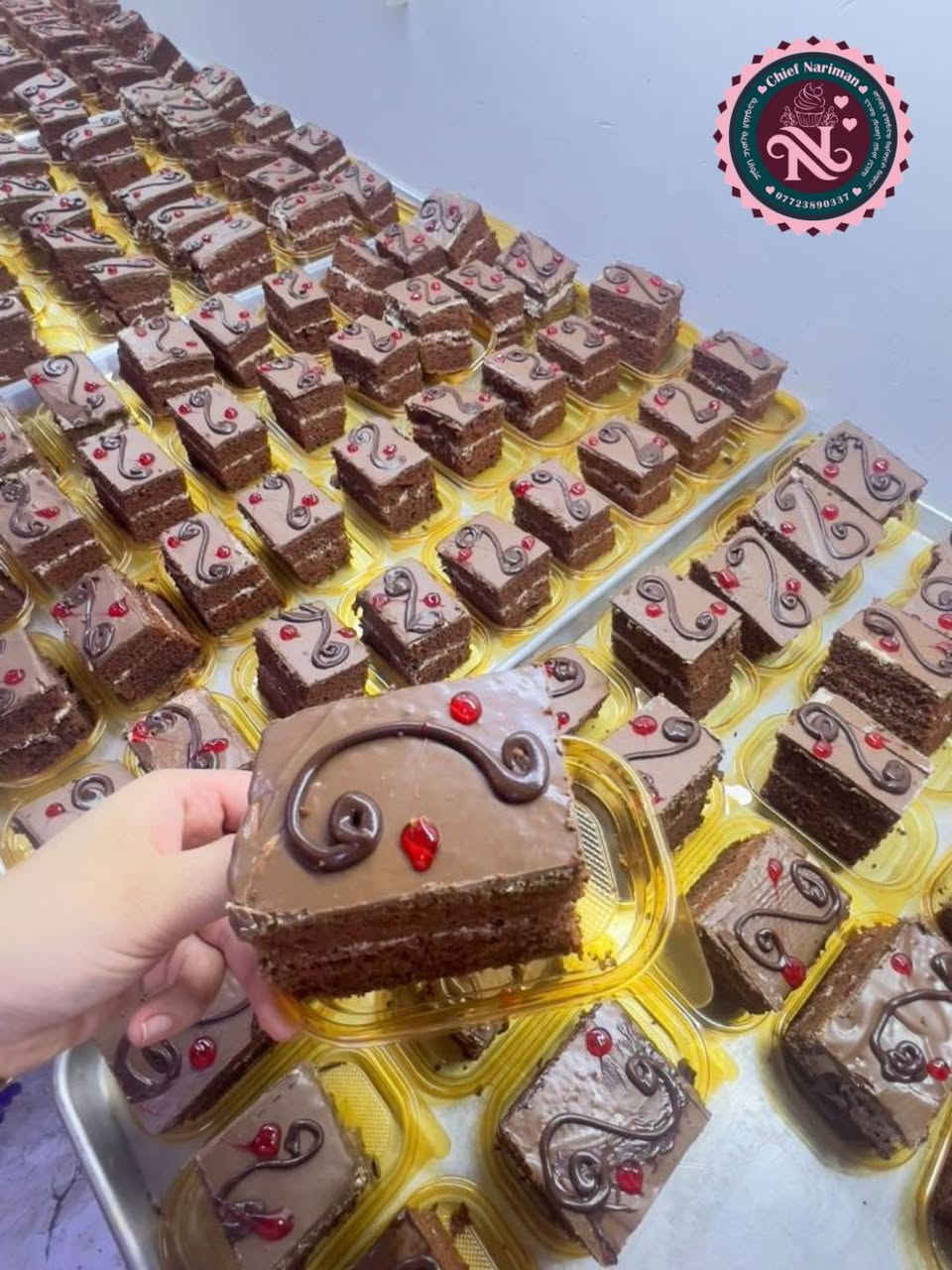 كيك مقطع سعر القطعه الف دينار

جاهزين لتجهيز جميع انواع المناسبات والأسواق التجارية
أيضا يتوفر كارتونات جملة السعر حسب الحجم والعدد

كيك فاخر مصنوع بمواد أصلية و آمنة غير مقلده

للحجز والاستفسار تواصلوا ويانه 📞
***********
0772 389 0337
@إشارة
