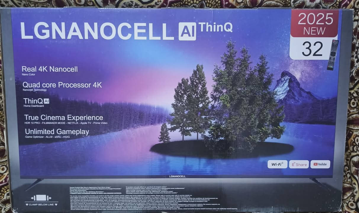 السلام عليكم من رخصة مدير الكروب المحترم
شاشه  LG  سمارت واي فاي 
بل كارتون سعرها  100  شراي تواصل وياي


**إذا كنت صاحب هذا الإعلان وتريد حذفه لأي سبب، رجاءا أرسل رسالة إلى الدعم الفني**