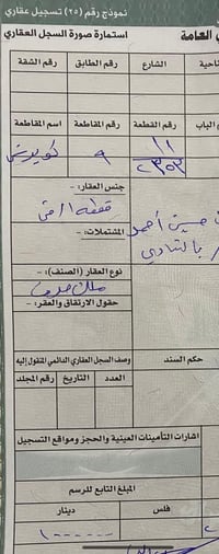 قطعه أرض مساحه 250 متر طابو صرف العامريه للبيع مراسل خاص أو اتصال  077...
