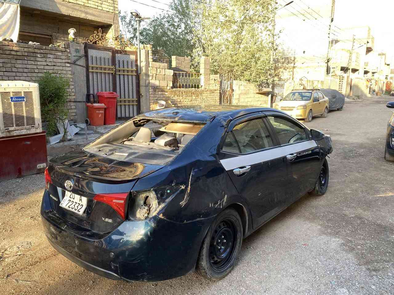 سلام عليكم خوان للبيع كورلا 2018 رقم ديالى الدولي تحويل مباشر السياره فول مواصفات متضرره وبيع على وضعها مكينه وكير شغالات شغاله وتمشي العنوان بغداد حي النصر رقم الهاتف ***********
