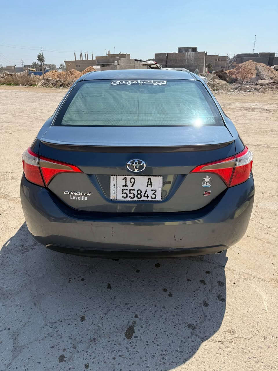 كورلا فئة S
موديل 2016 
وارد امريكي 
كير رياضي 
تحكمات ستيرن 
شفتات سرعه 
مانع انزلاق 
اشاير جانبيه بل مري 
فتحة سلايت روف سقف
ضرر بابين تبديل ليبل مكان لحادث 
وباب خلف صدر بيه بارد 
شاشه كبيره 
مكينه 1800 
سياره خير من الله 
مراوس ب النترا 20 او حسب القناعه 
*********** كربلاء, العراق
