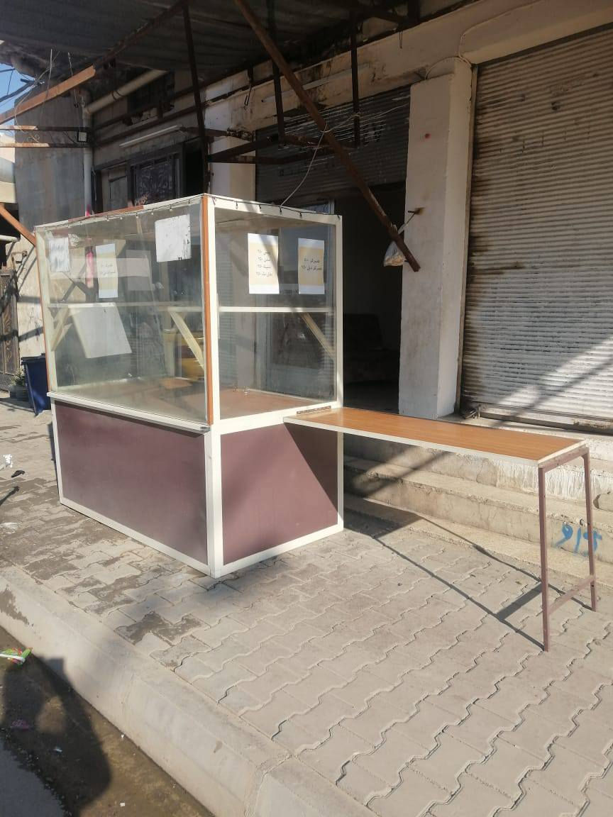 عربانة ماكولات  المنيوم نضيف مثل ممبين بالصور السعر 200 وبيهة مجال العنوان حي العروبة مقابل مدرسة اليعربية  رقم الهاتف ***********
