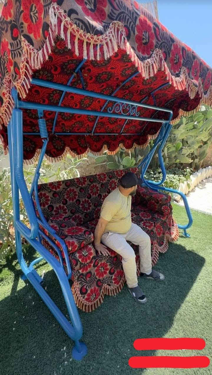 مراجيح كبيره مفروشة جاهزة
🔧حسب الطلب اللون +🔰 القماش🚩 + الحديد 🔩سميك/ خفيف 

📲 رقم التواصل + واتس 📨 963944691783


**إذا كنت صاحب هذا الإعلان وتريد حذفه لأي سبب، رجاءا أرسل رسالة إلى الدعم الفني**