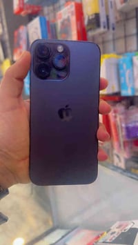 ايفون 14 ابرو ماكس ذاكرة 256 دبل خط مستبدل شاشة وبطارية 100 فيس إيدي ش...