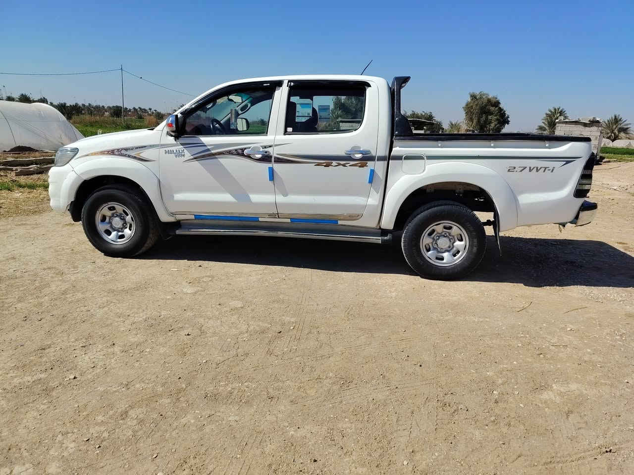 السعر 158 بيع سريع
هايلوكس 2013  4×4 رقم مثنى
 مشروع وطني تحويل مباشر
كير عادي محرك بنزين
تخم تاير جديد
حداديه جديده
محرك وكير وشاصي واكسن مكفولات شرط
السياره بيهه صبغ مكانات واكع عليهه كراج ما بيهه اي ضربه
مكان السياره واسط قضاء الصويره
***********
*********** @إشارة
