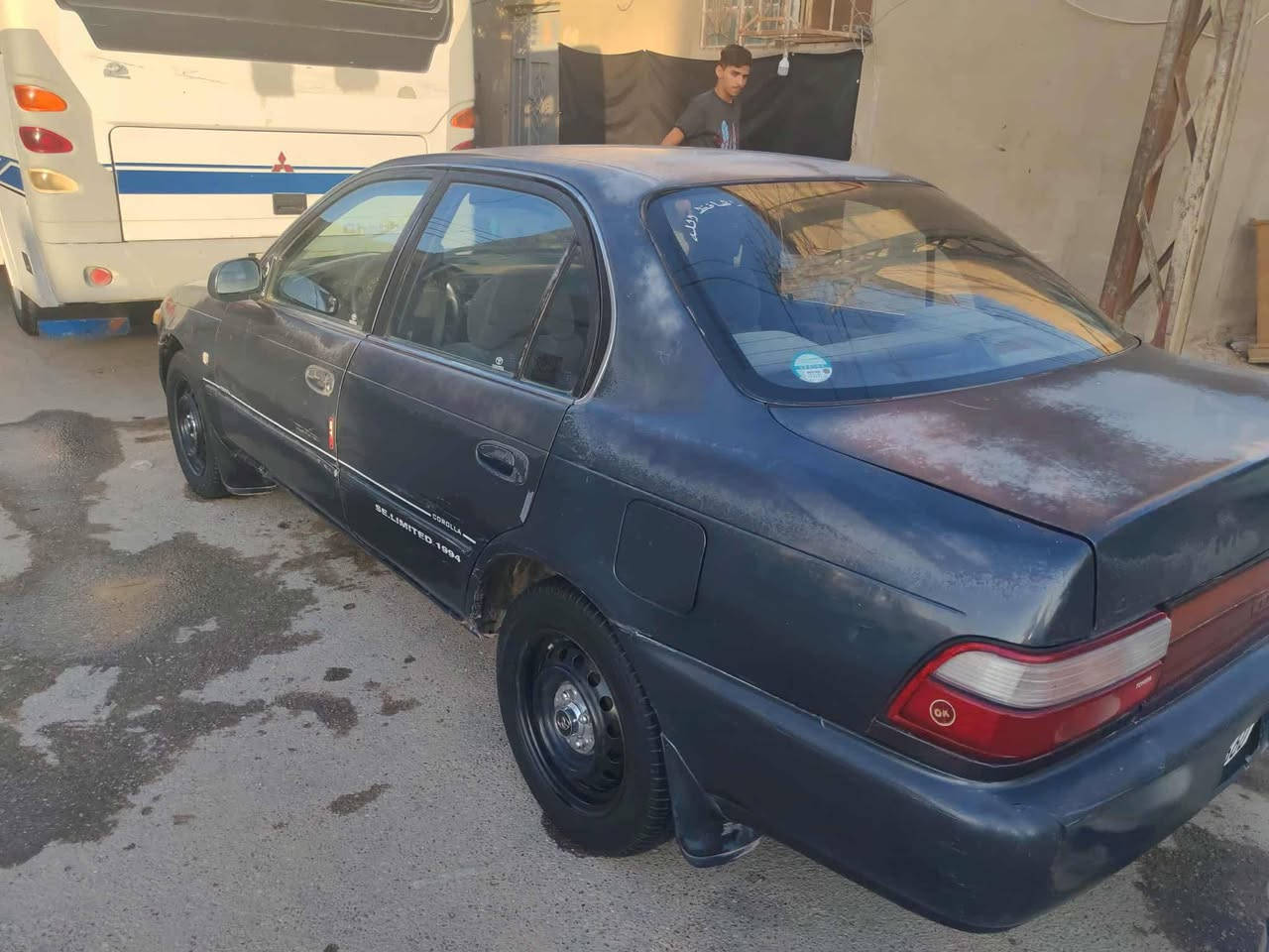 سلام عليكم كورلا موديل 1994سياره حلوه مكفولة قطر ت صبغ مابيه مكينه كير مكفولات حدادية جديدة باور جديد سياره متعوب عليه مكاني بغداد شارع حيفا السعر 53بيها مجال *********** اني مكلف بل نشر محوره  تحوير درجة اولى
