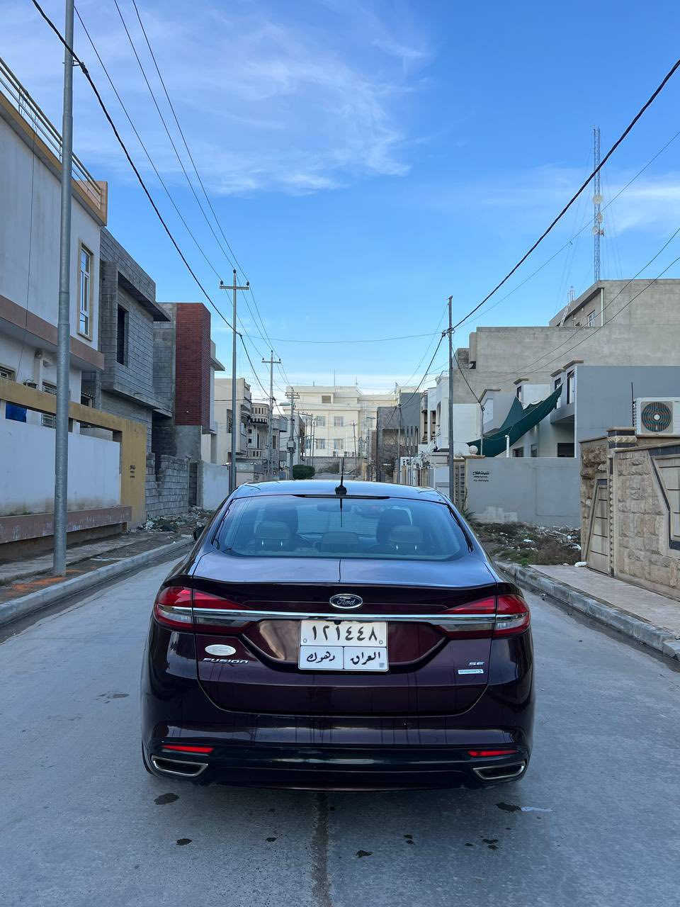 السلام عليكم
فورد فيوجن ايكو بوست للبيع
موديل 2017
مواصفات SEL 1/1
لون ماروني مميز
محرك 2.0 توربو
ماشية 168 km
مواصفات السياره فول للاخير كلشي بيها فقط فتحة سقف مابيها 
سياره حيل حلوه وكاعده 
بيها صبغ بوند فقط الباقي كفالة
السعر 120 
للتواصل
‭0773 123 6696‬
مكان السياره موصل
