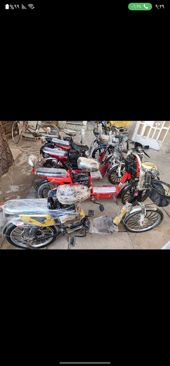 السلام عليكم ورحمة الله وبركاته بايسكلات شحن للبيع موديل 24و23فول مواصفات الكهربائيات كلهة شغالة السعر 180وبي مجال للطيبين المكان ديالى بعقوبة بهرز اي استفسار علة هذا الرقم ***********
