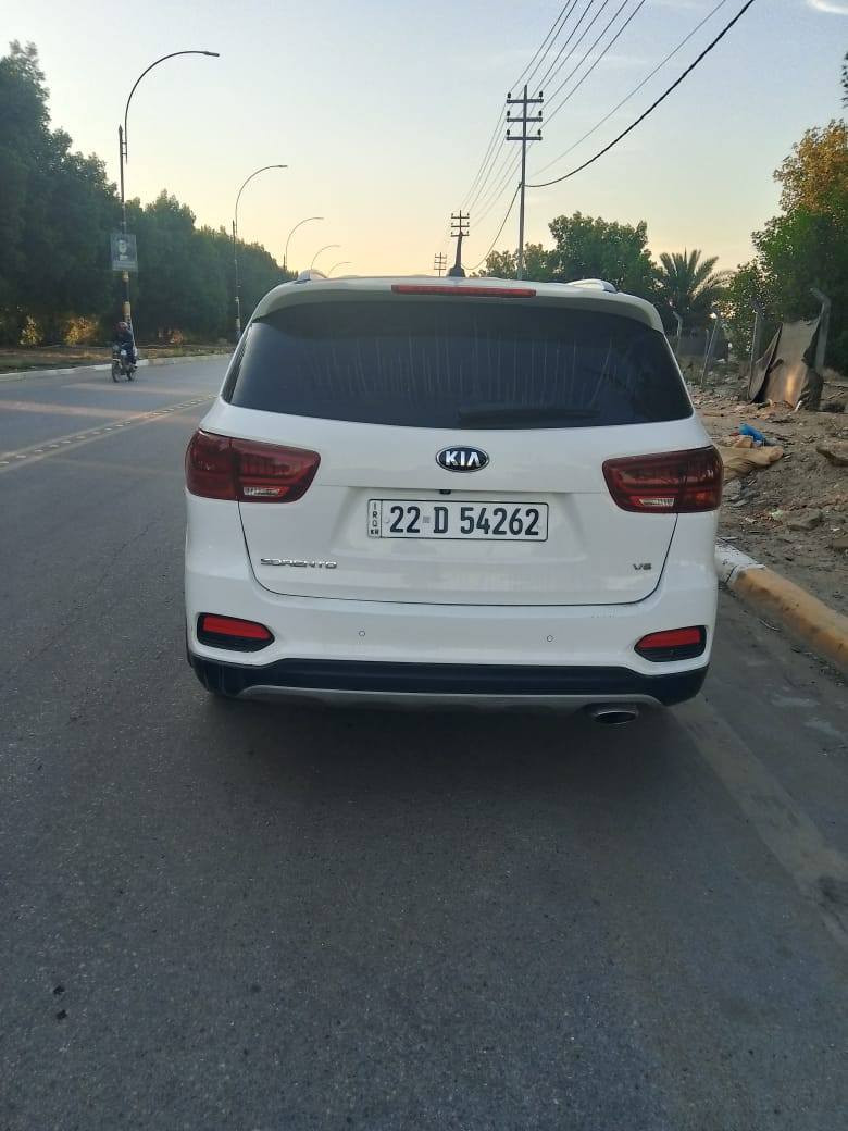 السلام عليكم سياره نوع سورنتو خليجي موديل    2019 فول موصفات عده البنراما  بيها 3مكانت كلير اثر شخوط فقد  سياره جديده مال جناي سته اسلندر سبعه راكب 3قطع تبريد كفاله عامه كير ومكينه حداديه  السياره جاهزه تحويل ثانيوم العنوان كربلاء السعر 228وبيها مجال حك الجيه رقم الهاتف ***********  تريد تحوي تريد وكاله
