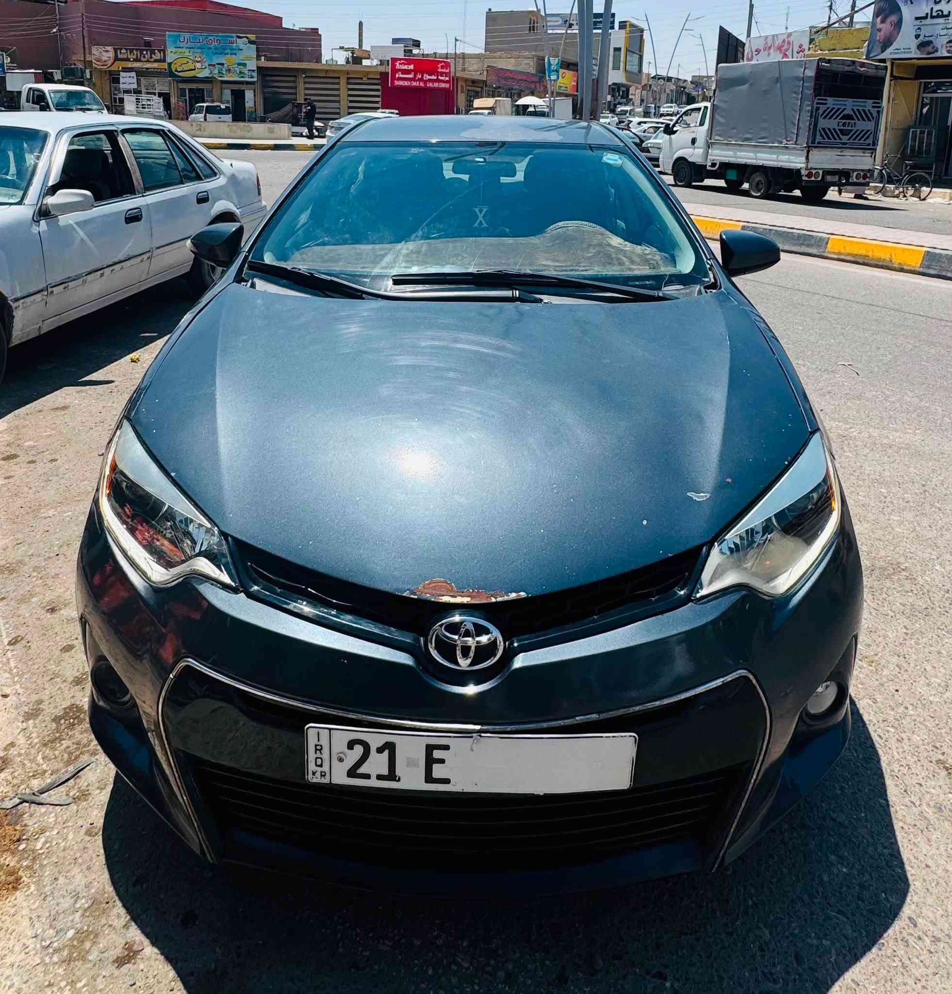 سيارة كورلا 2016Le
 لون نفطي 
سنوية تنتهي 2028 
بيها 4 قطع 
گير محرك شرط 
تدفئة تبريد شغال 

الشراي يتصل ***********

