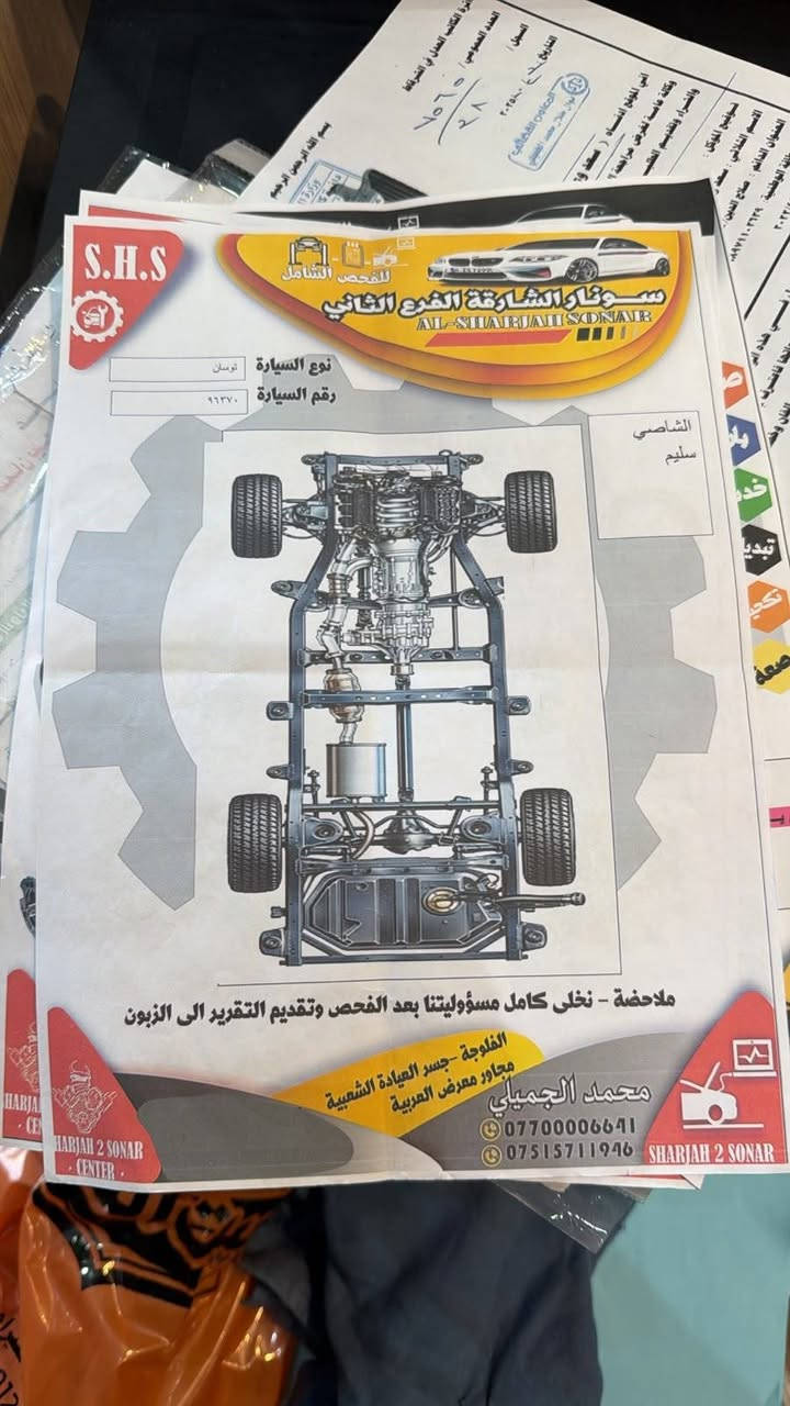 السلام عليكم للبيع توسان أمريكي 2021 رقم نينوى ألماني سياره بيهه بنيد وجاملغ مصبوغ بدون دواخل والباقي مكفول تفحص سونار سونارهه موجود سياره فول مواصفات ماعدا بانوراما بصمه تشغيل بصمه أبواب رادار امامي
مانع انزلاق سياره بيهه هوايه مواصفات محرك كير كله بشرط  ممفتوح ماشيه 100 مل حقيقي سياره حلوه ومرتبه ماناقصه اي شي جديده تحويل ثاني يوم احولك
السعر 155 ورقه وبيهه مجال العنوان الانبار الفلوجه رقم الهاتف ***********
***********
