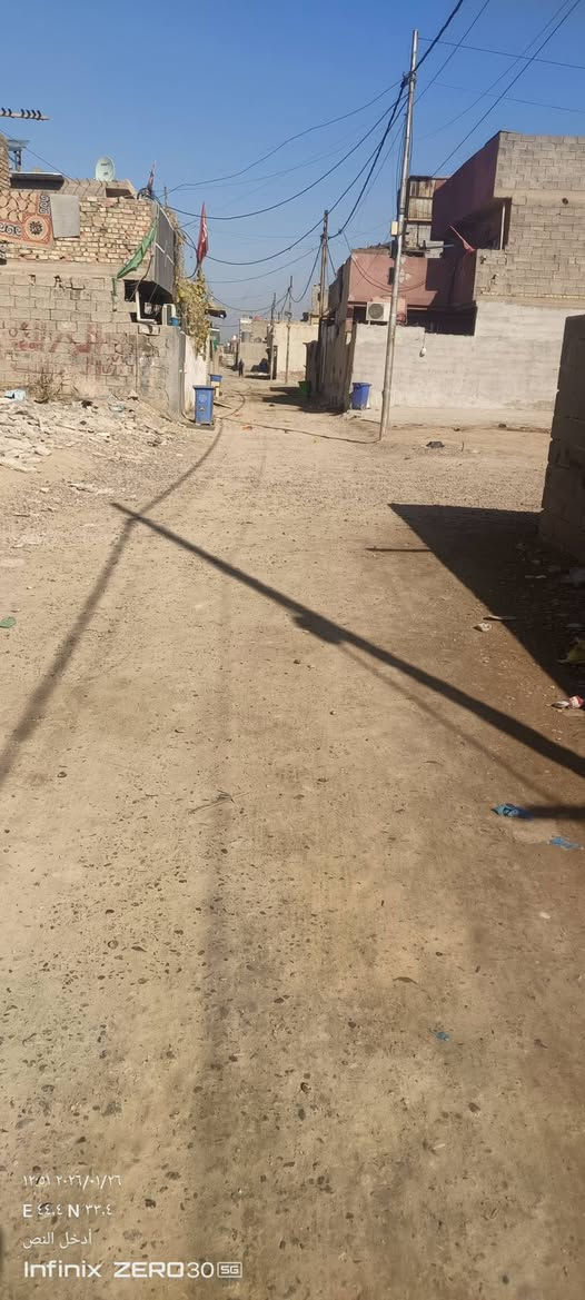 سلام عليكم قطعه مساحه ١٠٠ مربعه ١٠ب١٠ مكان سبع قصور شارع أبو علي قرب حسينه الزهره سعره 13بيه مجال هاذه رقمي ***********
