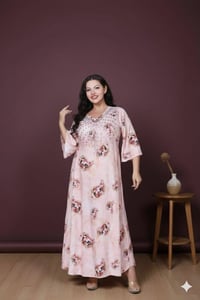 مخور نسائي • كشمير زيتي • مقاسات ٢XL-٥XL