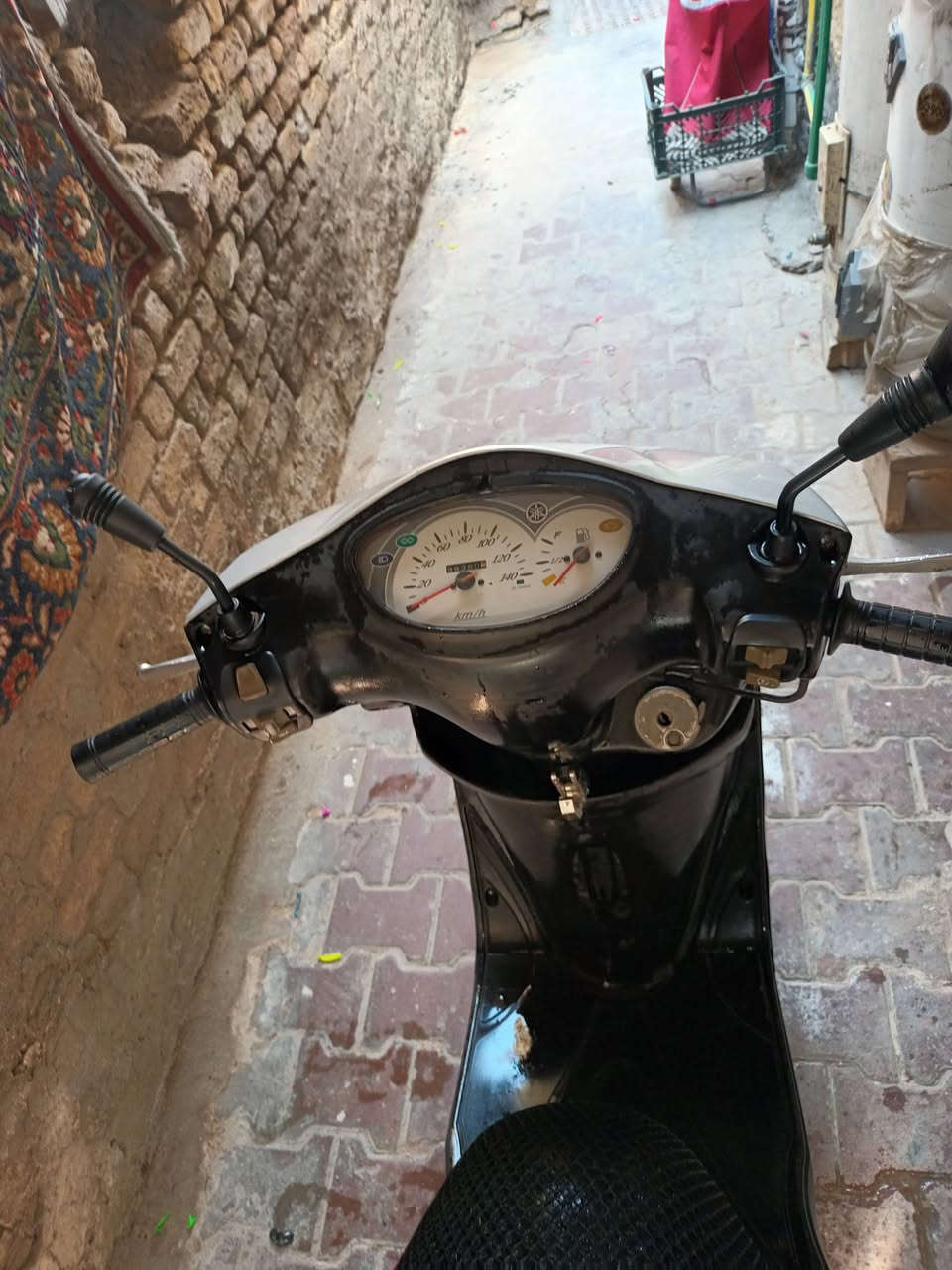 السلام عليكم دراجه جديده كل نقص مابيه نوزل للبيع استعمال قليل كلش برغي مامفتوح بيه كله ابلادي كله شغال سلف هندر كهربايات كله شغاله العنوان الفضل السعر ٨٥٠ الف قفل مابيه مجال الشراي ميعملني جيب فيتر وتعال ***********
