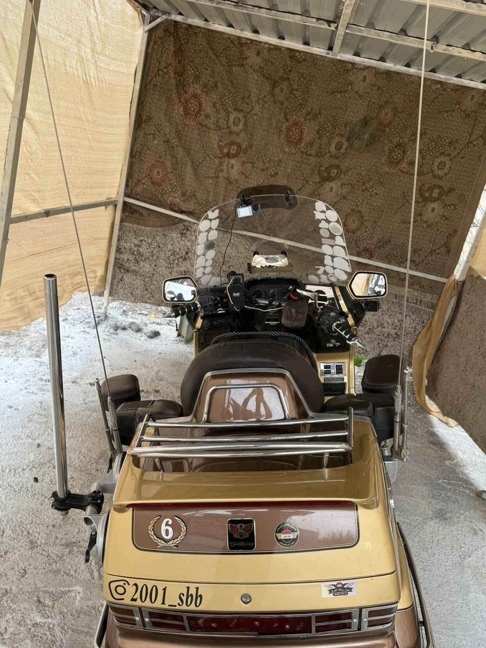 ‏سلام عليكم جولدن للبيع موديل 91 محدثة 2000 رقم بغداد دراجة كفالة السعر 45 ورقة وبيها مجال شي بسيط وكان الدراجة ديالى بعقوبة ***********￼
