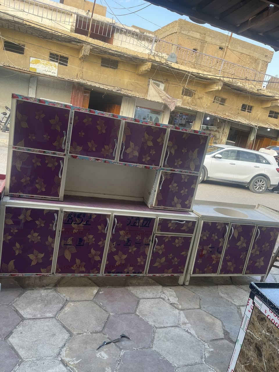 كاونتر مستعمل كلش نضيف وسنك مستعمل ***********
