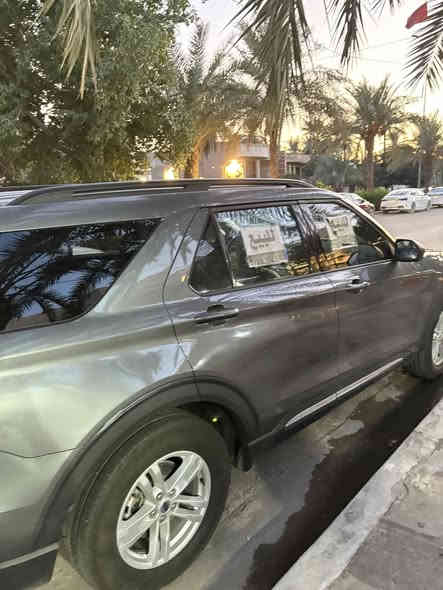 بسم لله رحمن الرحيم 🔥فورد اكسبلورر موديل 2023 فئة XLT لون رمادي ماشية 11436.9 KM سيارة شبه جديدة  الضربة باب جاي تفصيخ ومشدود السعر 28.000$ العنوان بغداد سيدية للاستفسار هذا رقم ***********
