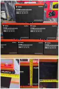 بطاريات دراجه اصلي 38 امبير 12V     اكبر حجم عدد 6 نوع كرافين ارقه    ...