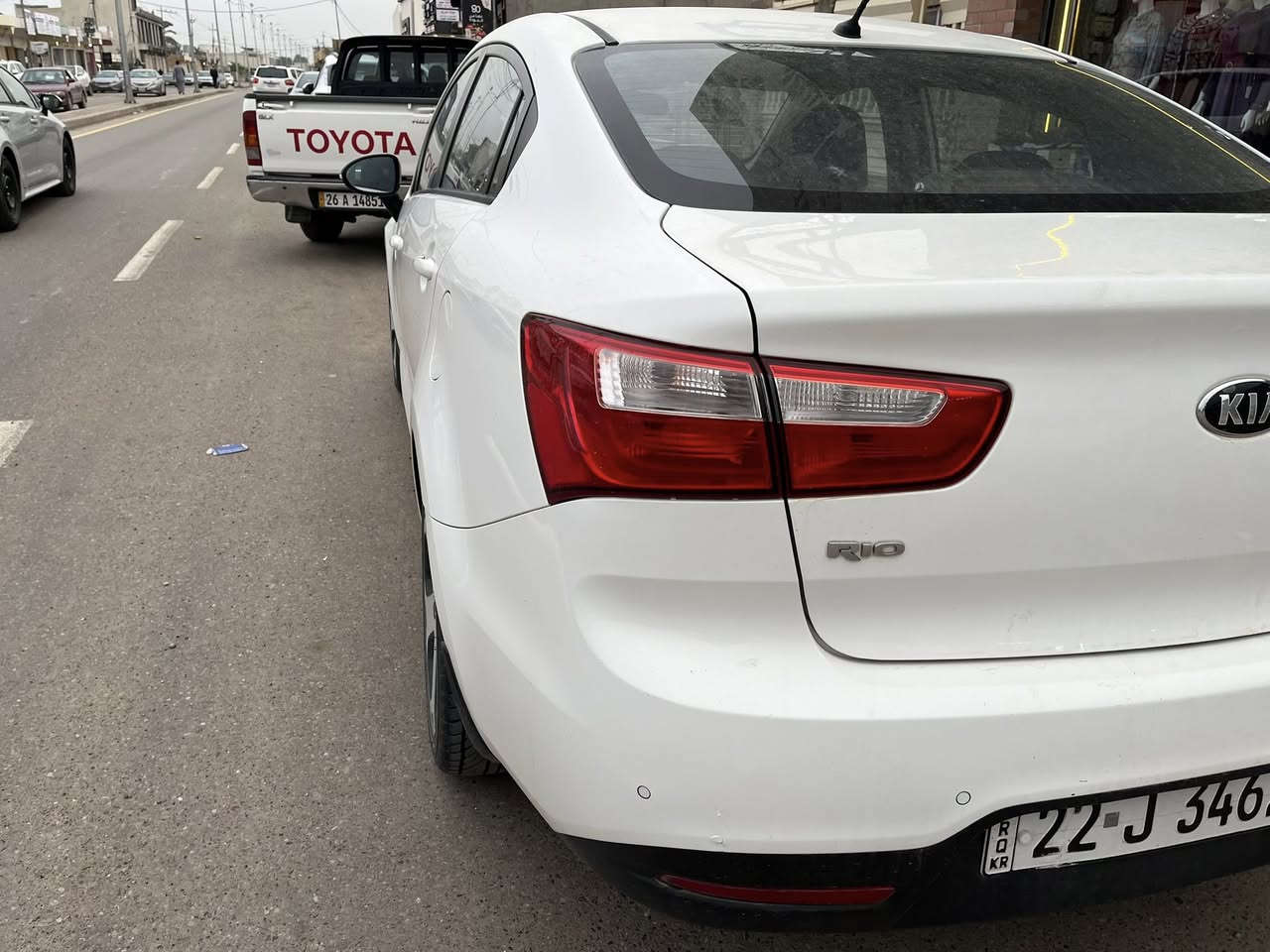 للبيع…
كيا ريو موديل 
2014مكفولة كفالة عامة 
ماشية 60 الف 
محرك 14
مكفول من الصبغ والبارد 
رقم اربيل تحويل ثاني يوم 
هـ/***********
هـ/***********
