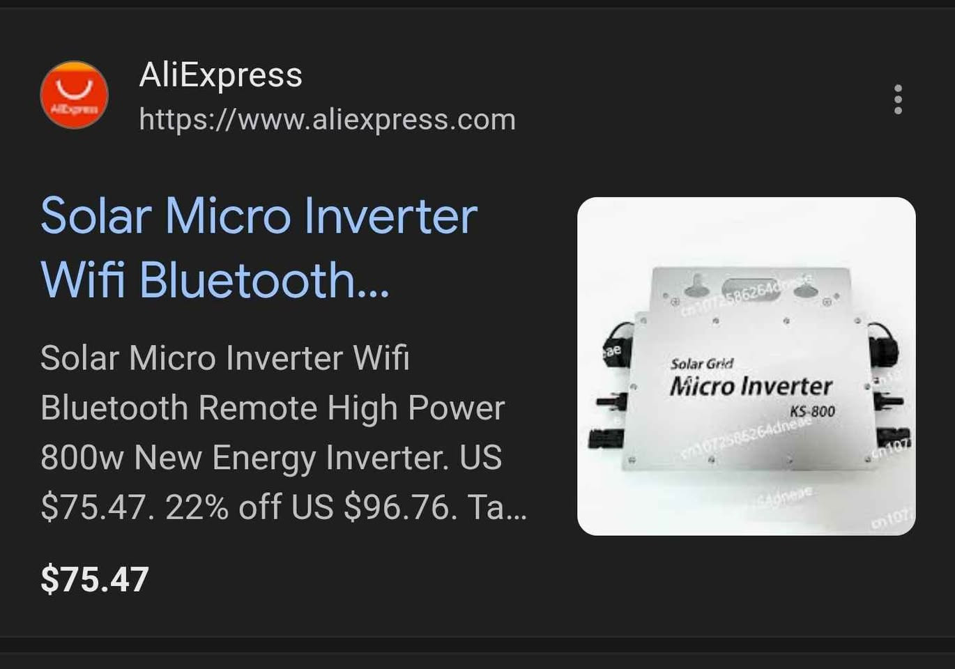 Micro inverter
Dlivary iraq kurdistan أربيل, العراق


**إذا كنت صاحب هذا الإعلان وتريد حذفه لأي سبب، رجاءا أرسل رسالة إلى الدعم الفني**