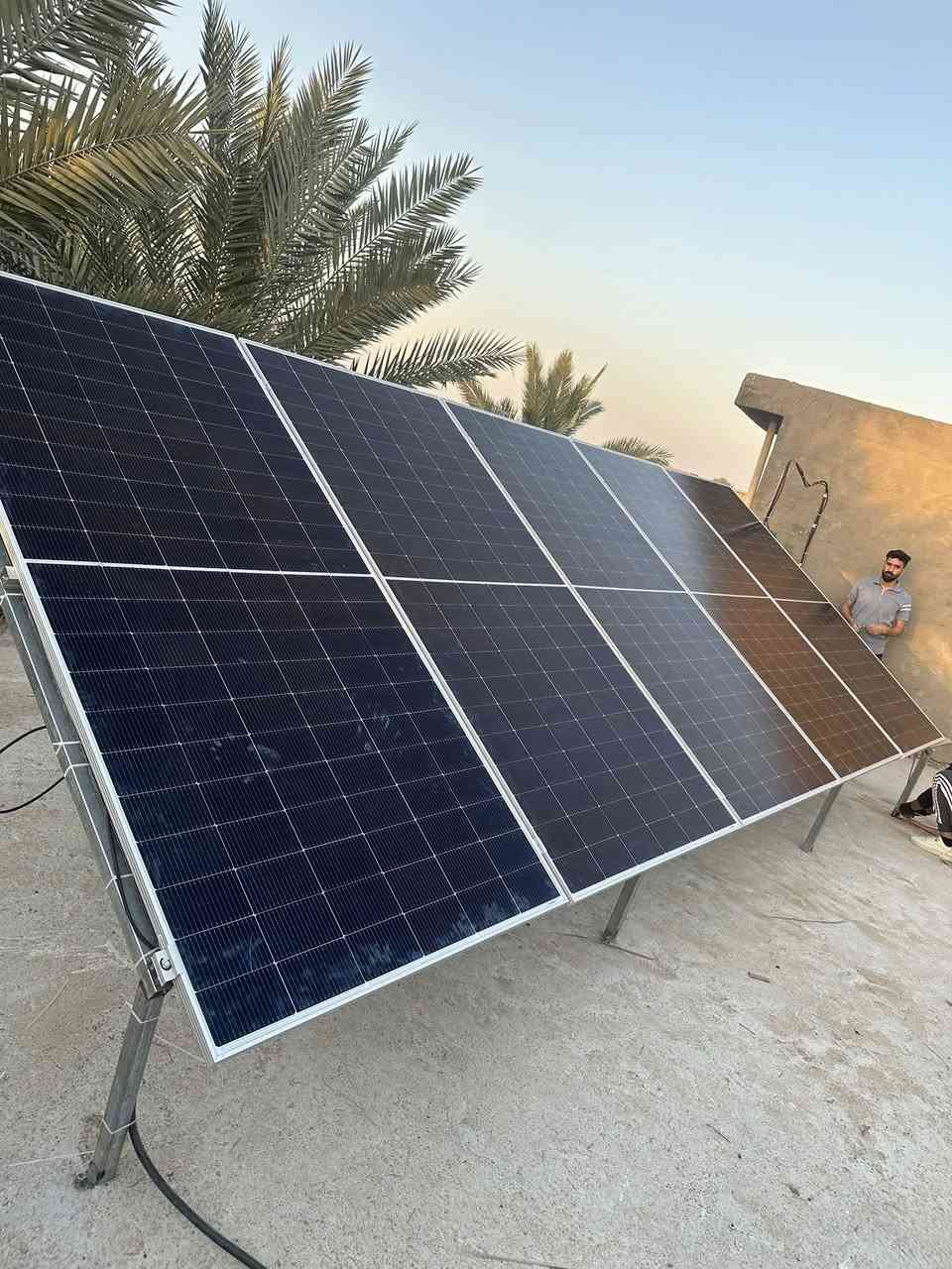 ✨ بسم الله الرحمن الرحيم ✨
📢 يعلن مجمع المدائن عن توفير منظومات طاقة شمسية بجميع الاحجام ☀️ وبأنسب الاسعار 💰 مع ضمان استبدال لجميع القطع (استبدال وليس صيانة 🔄) مع توفر كادر تنصيب بإشراف مهندسين صينيين مختصين بهذا المجال 👷‍♂️🇨🇳
📜 الضمان:
🔹 ضمان انفيتر ٢ سنة _ ٦ سنة ⚡
🔹 ضمان بطارية ٥ سنة 🔋
🔹 ضمان الالواح ١٥ سنة ☀️
⚠️ (استبدال وليس صيانة)
🏷️ الأسعار جداً جداً مناسبة ولفترة محدودة ⏳
📞 للتواصل:
👤 يوسف: *********** 📱
👤 ابراهيم: *********** 📱
