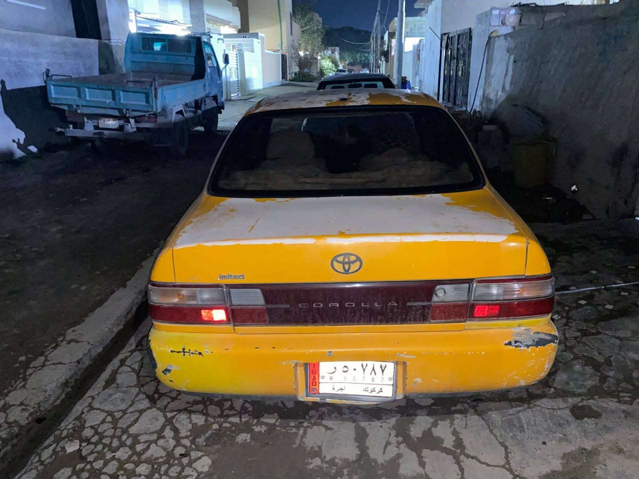 السلام عليكم من رخصة الادمن المحترم للبيع كورلا موديل ٩٤رقم كركوك سنويه كارتونيه حرف ار كير محرك بشرط سنويه صاقطه من سنة ٢٠١٨ السعر ٣٥ وبيها مجال علمآ مكلف بالنشر الاتصال بصاحب السيارة ***********
